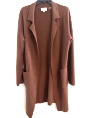 Korye Size S Coffee Brown Long Knit Oversized Comfy Gorgeous Cardigan